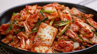 맛김치 왜 힘들게 담그세요? 이젠 쉽고 맛있게 담아보세요! / Easy Kimchi (Mak Kimchi)