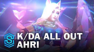 K/DA ALL OUT Ahri Wild Rift Skin Spotlight