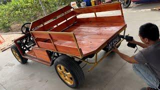  Homemade Electric Car//  Electric Pickup Truck   Powerful, Durable, Environmentally Friendly//