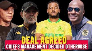 BIG NEWS Deal Agreed: Sipho Mbule, Kaizer Chiefs Management Decided Otherwise/ Doctor Khumalo.