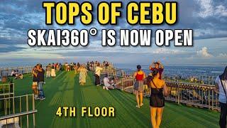 Tops of cebu. SKAI360° OPEN ( FOUGHT FLOOR OPEN). 360 view. AMAZING CITY LIGHTS AT NIGHT.  TOUR