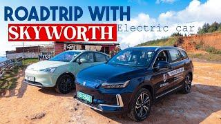 We drove a SKYWORTH Electric Vehicle.The Dawn of ELECTRIC VEHICLES in KENYA.