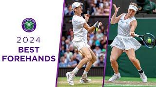 The BEST Forehands from Wimbledon 2024 