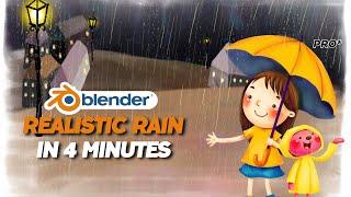 Blender Tutorial for Beginners: Make Rain Animation in Blender 3D