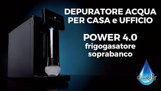 Depuratore Acqua per Casa POWER 4 0 frigogasatore soprabanco con predosaggio BIANCO