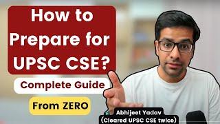 How to start UPSC preparation? | Complete Guide for UPSC preparation from ZERO