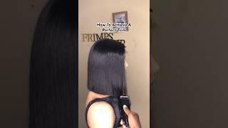 #trim #wigs #shorthair #bluntcut #wigmaker #hairstylist #black #tutorial #howtovideo