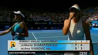 Maria Sharapova vs Ana Ivanovic 2008 Australian Open Final Highlights