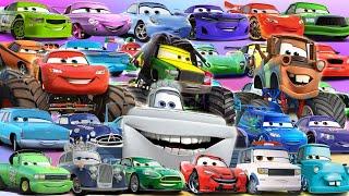 Looking For Disney Pixar Cars Lightning Mcqueen, The King, Jeff Gorvette, Nigel Gearsley