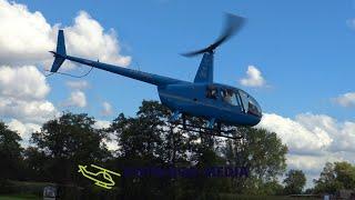 Dutch Heliday 2023 - Take-off PH-ANK Robinson Helicopter R44 Raven 2 - Heliport Stroe