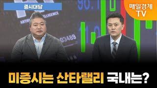 [증시대담] 미증시는 산타랠리 국내는? [오전 6시 25분]