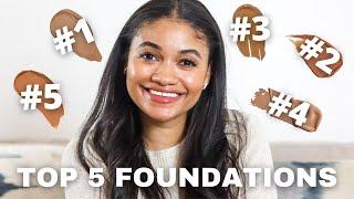 TOP 5 CLEAN BEAUTY FOUNDATIONS // my top 5 favorite clean beauty foundations!