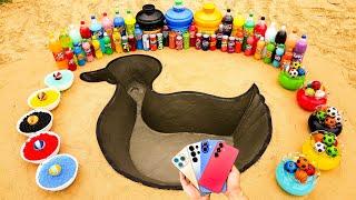 How to make Duck with Cement, S25 vs iPhone 16 vs Big Fanta, Coca-Cola and Mentos & Popular Sodas