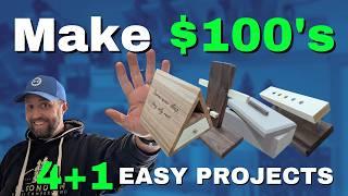 5 Affordable Woodworking Project Ideas That Will Make You Money