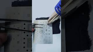 Learn how to reball an IC without a microscope | IC reballing complete process |