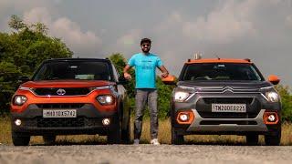 Tata Punch vs Citroen C3 - Comparison Review Of Jacked-Up Hatchbacks | Faisal Khan