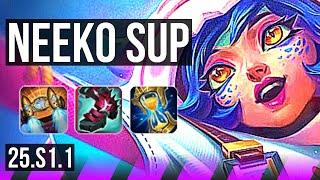 NEEKO & Corki vs RAKAN & Jhin (SUP) | 800+ games | NA Master | 25.S1.1