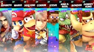 Super Smash Bros Ultimate Amiibo Fights Poll Preliminary Exhibition Match