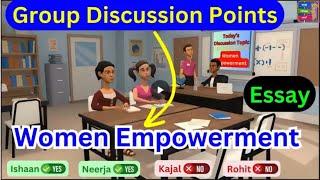 Group Discussion on Women Empowerment | Good Topics for Women's Group Discussion