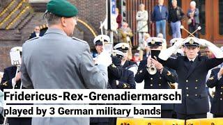 Fridericus-Rex-Grenadiermarsch -live von drei Bundeswehr Musikkorps - Militärmusik in Perfektion