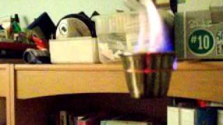 70% Alcohol Burns like Gasoline!