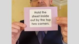 How to fold a fitted sheet #NailedIt