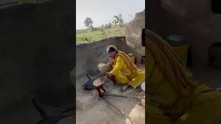 Desert Village Women Morning Routine Making roti #villagelife ##viral #shorts