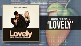 Remake: Billie Eilish, Khalid - Lovely / FL Studio + FLP Free