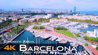 BARCELONA  Drone Aerial 4K 2024 | SPAIN España Catalunya