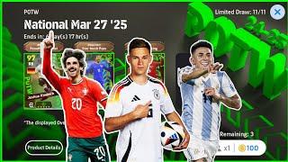 POTW National Worldwide Mar 27 '26 Pack Opening| Kimmich, Trincao, Almada eFootball 2025 Mobile