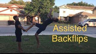 Assisted Backflips