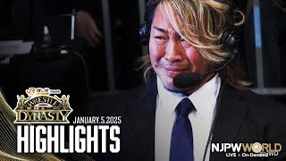 【ハイライト】#njWD 2025年1月5日 | WRESTLE DYNASTY HIGHLIGHTS｜1/5/25