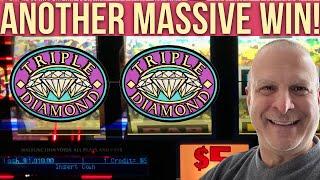 Triple Diamond Became My New ATM Slot Very Quickly After This Impressive HUGE Win! Deja-vu Anyone?