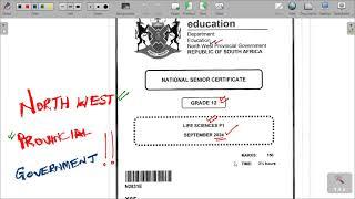 LIFE SCIENCE PAPER 1 SEPTEMBER 2024 PREPARATORY EXAMINATION NORTH WEST PROVINCE.