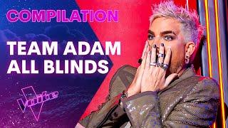 Amazing BLIND AUDITIONS of Team ADAM LAMBERT in The Voice