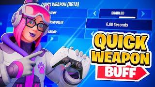 Fortnite Buffed This Controller Setting! (Quick Weapon Swap)