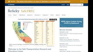 Advancing Transportation Safety at UC Berkeley SafeTREC