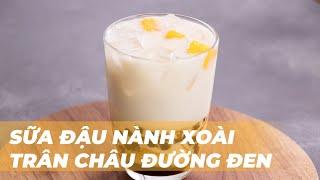 MANGO SOY MILK WITH BLACK TAPIOCA | TasteShare