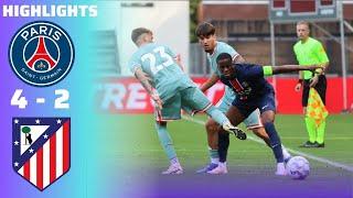 PSG u19 vs Atletico Madrid u19 | Highlights & Goals UEFA Youth League