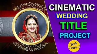 Edius Cinematic Wedding Title Project 2024 |New Golden Title Project free download!