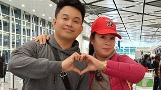 PAGHATID SA HONGKONG AIRPORT SA KALINGAP TEAMS | JOMAR NAG MAMADALI | IAN AND EMMY ANG SWEET