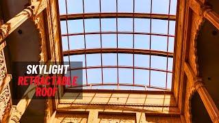 Megavent Retractable Roof for skylight in India - www.megavent.co.in