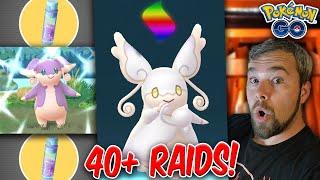 Over 40 Shiny Mega Audino Raids & THIS Is What We Got! (Pokémon GO)