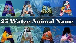 The ABCs of Aquatic Wonders: Meet 25 Fascinating Water Animal which names start with Letter “A”