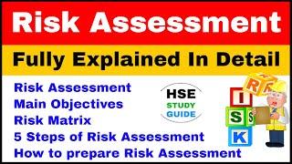 Risk Assessment | Risk Assessment Objective / 5 Steps / Risk Matrix /How to prepare Risk Assessment