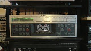 Revox B215 cassette deck - short demo