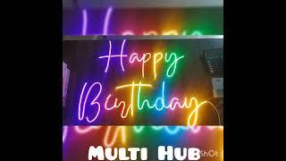 NEON LED Multifunction Happy Birthday #Neon #multifunction #ledlights #led #birthday