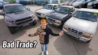 Trading in my Raptor for 4 Ford Rangers (Worst Trade Ever)