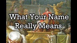 What Your Name Means