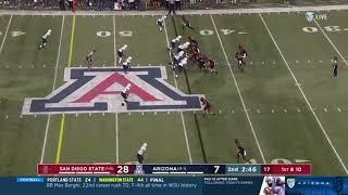 Greg Bell 2021 CFB Game Highlights vs Arizona | fabfiveroff